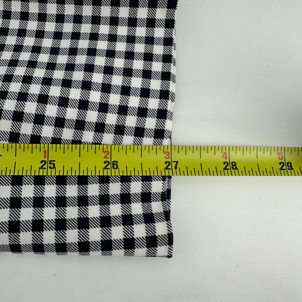 Adrianna Papell Women's Kate Fit Gingham Capri Pant NWT $89 Cotton Pockets Sz 8 - Picture 9 of 11